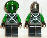 LEGO sp025 Insectoids - Green Verniers w/ Silver X Pattern, Airtanks